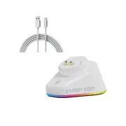 RGB Charging Dock Station For Logitech G Pro X Superlight Wireless Mouse g