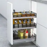 Galley Kitchen Pull-Out Cupboard Organiser - Suits 300mm Cupboard