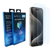 Nuglas 2x Screen Protector Anti Blue Clear Tempered Glass For iPhone 15 Pro / iPhone 15/ iPhone 16