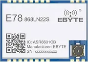 LoRaWAN SoC E78-868LN22S 868MHz LoRa Module ASR6505/6601TXCO 22dBm Wireless Transceiver SMD Stamp Hole Connector