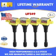 4X Ignition Bobinas For Nissan Altima Sentra Cube Rogue Infiniti FX50 2.5L UF549 (for: Nissan)