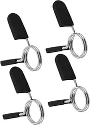 WHAMVOX Barbell Bar Buckles Spring-Loaded Collars for Weightlifting Easy Install Set