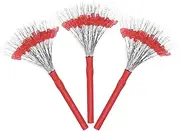 uxcell Fishing Bobber Stops [300PCS] Oval Floats Sinker Stops Use for Streams & Lake & River Fishing - [Rose Red - Silicone] Fit 0.6-1.5 mm Wire Beads Float Stopper