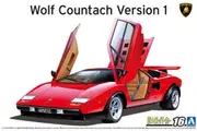 Aoshima: 1/24 Wolf Countach Ver. 1 1975 - Model Kit