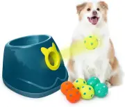 Automatic Ball Launcher, Ball Thrower for Dogs, Adjustable Launch Distance (4 Mo
