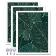 Picture Frame Set of 3, 8.5 x 11 Picture Frame for Photo 8.5x11-3Pack White