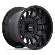 15x10 KMC Powersports KS138 Impact UTV Satin Black Wheel 4x137 (0mm)