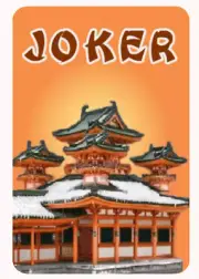 Mah Jongg Jong Mahjong 10 Joker Stickers Pagoda - Set #026 ** Free Shipping **