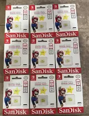 Nintendo Switch SD Card 256gb Genuine New And Sealed