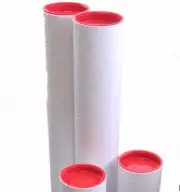 4-450x60x1.8mm Cardboard Mailing Tubes With End Caps Poster Tubes For Storage