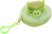 [BESTYASH] Cute Small Coin Purse Zipper Turtle Plush Wallet for Women Stylish Coin Storage Bag for Everyday