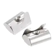 M4 Roll in Spring T Nut with Spring Sheet for 4040 Series 8mm Slot 12Pcs