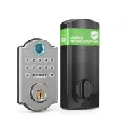 Nutomo Keyless Fingerprint Door Lock with Keypad & Digital Code Deadbolt NEW NIB