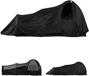 L RUNNZER One Person Tent, Pop Up Bivy Tent for 1 Person, Ultralight Bivvy Cover for Camping, Backpacking & Trekking with Rainfly, Rainproof & Waterproof