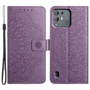 For Blackview A55 Pro Wallet Case Mandala Flower Flip PU Leather Cover