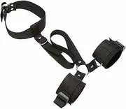 Bondage Collar with Handcuffs Harness Neck to Wrist Restraints Kit BDSM Bondage Sex Fetish Collar SM Adjustable Slave Nylon Collar Fetish Slave Sex Toy Cosplay, Couples Sex Toys