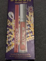 BUXOM Power Trip 2pc Lip Set Plumping Liner HUSH HUSH HENNA+Lip Gloss SARINA NEW