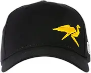 ARB 217770 Old Man Emu Performance Cap 3D Stitched Emu in Bright Yellow, Ideal Fans, Old Man Emu Fans, and Overland Fans, Black and Yellow, One Size