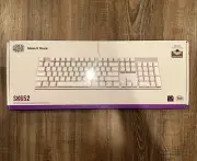 Cooler Master SK652 RGB Mechanical Gaming Keyboard - White Connectivity: Wired
