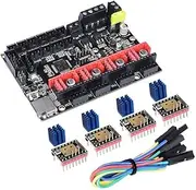 SKR Mini E3 32 Bit Control Board Integrated TMC2209 UART RGB Marlin for Ender 3 Ender 5 Pro 3D Printer Parts Premium Replacement Parts (Color : SKR E3 DIp with 2208)