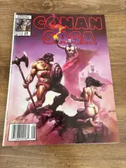 Conan Saga # 28 VF- Marvel Comic Book Magazine Barbarian Red Sonja Kull 2 J308