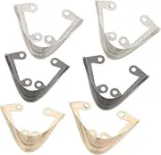 [MOKKHNB] 3 Pairs High Heel Toe Caps Durable Metal Shoe Protectors for High Heels Elegant Design Tip Guards to Prevent Damage Enhance Footwear Easy Attachment for Various Styles