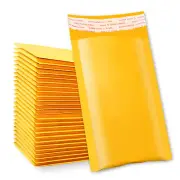 1000 #000 Kraft Bubble Mailers Padded Envelopes Shipping Bags 4x7 MADE IN USA