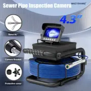 Pipe Inspection Camera 4.3 inch Drain Sewer Camera 20 m Pipeline Video Camera