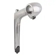 Pure Cycles City Quill Stem Clamp 25.4mm Length 80mm 25 Deg Silver Aluminum