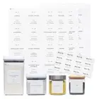 Pantry Labels for Food Containers 144 Labels Set:
