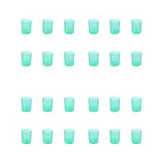 24PK Lemon & Lime Summer Outdoor Dining Breeze Deco Tumbler Glass 300ml Assorted