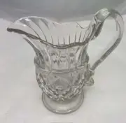 Pressed Glass Antique Pitcher