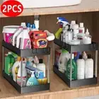 Under Sink Organizer Drawer Rack Multipurpose Storage Kitchen Bathroom Space New