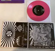 Abigail Lucifer’s sanctuary split 7” Black Vinyl Pink Color At Random