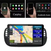 For 2007-2015 Fiat 500 Stereo Radio Carplay 9'' Android 10.1 GPS Head Unit WIFI (for: Fiat)