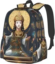 [vacsAX] Statue of God School Backpack Rucksack Large Capacity Back Pack with Front Pocket Lightweight School Bags