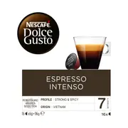 Nescafe Dolce Gusto Espresso Intenso Coffee Pods Capsules 16 Pack