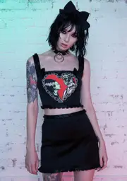 [Dolls Kill x Universal Monsters] Electric Love Skirt Set