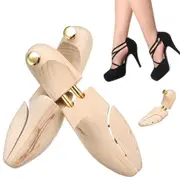Ozoffer Pair Adjustable Men Women Wood Shoe Tree Shaper Wooden Stretcher Twin Keeper