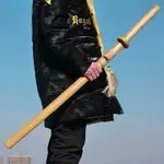 創新日本武士限定刃劍道居合道拔刀劍練習對練道具居合刀實木帶鞘竹刀木刀