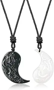 [COAI] Partner Necklace with Dragon Phoenix Engraving