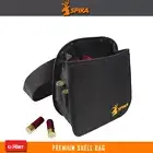 Spika Premium Shotgun Shell Ammo Pouch Clay Shooting Canvas Bag W Waist Belt