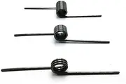 10pcs Small Spring V-Shaped Spiral Spring 65Mn Steel Wire Diameter 0.4mm Angle 60 90 120 180 Degrees(2.4mm180degrees10Pcs,2mm)
