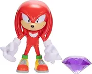 Sonic - 4" Articulated Figure w/accy - Classic Knuckles with Purple Chaos Emerald (Wave 16)