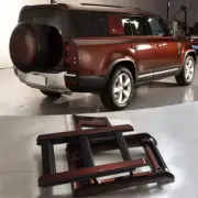 Sedona Red Foldable side Ladder Frame Fits For Defender 90 110 130 2020-2024