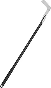 MERRYHAPY Ash Rake for Grill Multi-use Metal Scraper Tool Fireplace Cleaning Ash Tool Long Handle