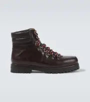 [Manolo Blahnik] Manolo Blahnik Janka leather lace-up boots AU 10 brown