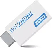 Wii to HDMI Adapter Converter 1080P HDMI Output Wii Connector with 3.5Mm Audio f
