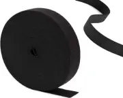 Thick Black Elastic Bands for Sewing Waistband 25mm 11 Yards 1 inch Wide Roll