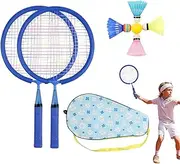 Children's Badminton - Nylon Feather Shuttlecocks, Outdoor Fun Play | Kids Shuttlecock Set, Youth Racket Sport Training Equipment, Beginner Exercise Toy for Backyard Park Beach Fun